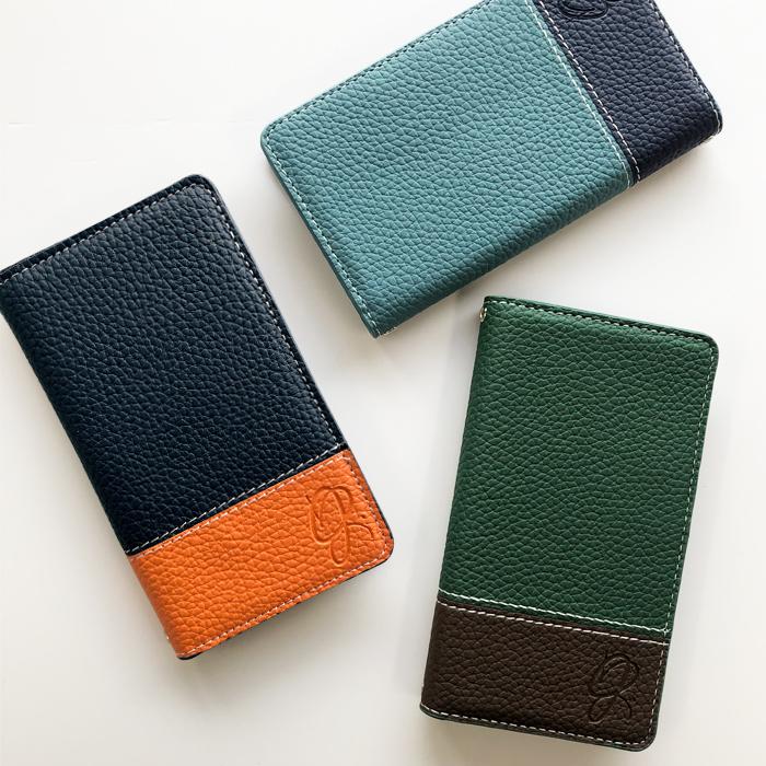 iPhone6s iPhone6 兼用 ケース 手帳型 手帳 アイフォン6sケース アイフォン6ケース カバー 人気 手帳型ケース エンボス バイカラー | iPhone 6s | 29