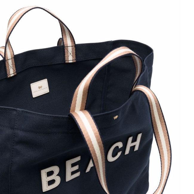 【ANYA HINDMARCH】アニヤハインドマーチ トートバッグ 157278 Household Tote Beach in Marine