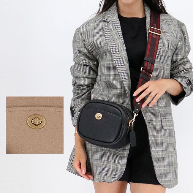 COACH ロゴクロスボディ カメラバッグ ショルダーバッグ-