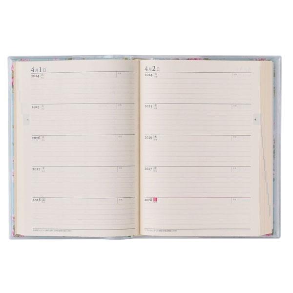2024年《PAGEM》ローラ アシュレイ メモリー5年連用日記 A5 日付入り