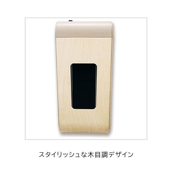 クロスカットシュレッダー アスカ 286-SZK02WD 木目調デザイン【送料無料*】_4