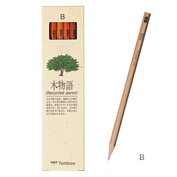 トンボ鉛筆 鉛筆 木物語 [HB/B/2B] 六角軸 36-LA-KEA** 【ネコポス可