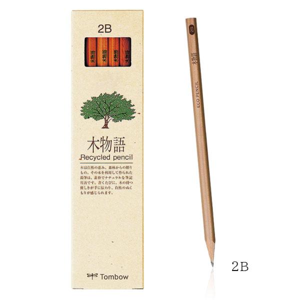 トンボ鉛筆 鉛筆 木物語 [HB/B/2B] 六角軸 36-LA-KEA** 【ネコポス可