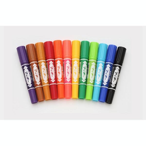 マッキー マッキー ハイマッキー 油性マーカー 太字 細字 [全12色] ゼブラ