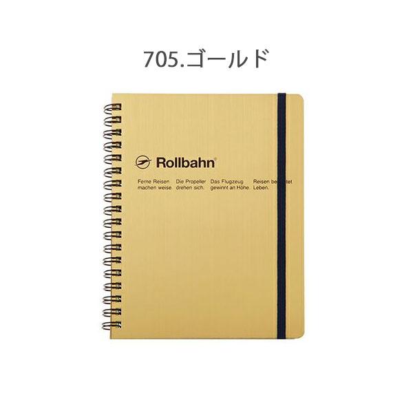 Rollbahn Rollbahn《ロルバーン》 ポケット付メモ メタリック L [全2色