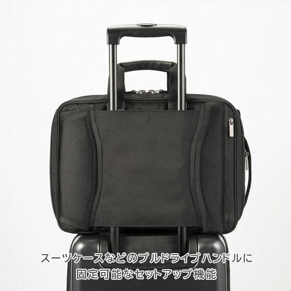 EVL-4.0 ビジネスバッグ［B4サイズ］ 黒 17/22L ［B4ファイル/14.0インチPC対応］ エース 2351-68308-01【送料無料*】の画像