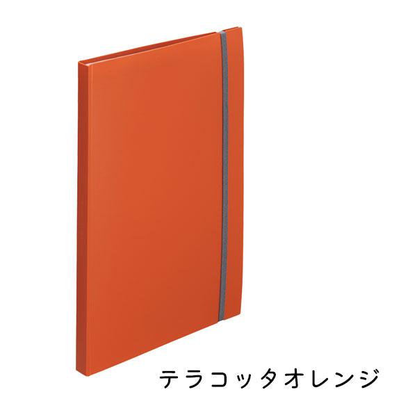 Mutual 二つ折りクリヤーブック〈ポケット交換式〉 Mutualシリーズ A4