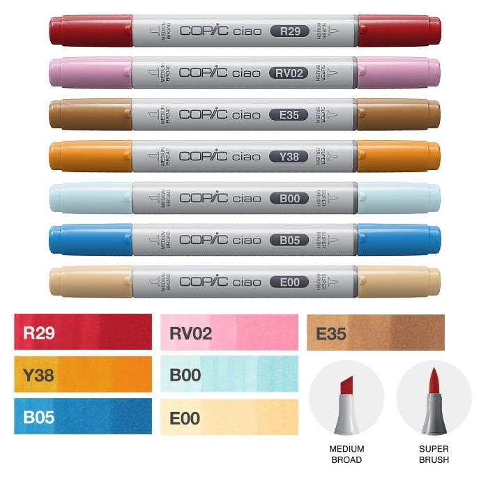 コピック（COPIC） おジャ魔女どれみコピックセット [どれみ・はづき