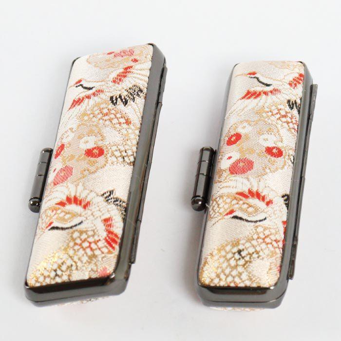 印鑑ケース 千鶴万亀〜鶴〜 10.5・12mm対応 朱肉付き印鑑ケース