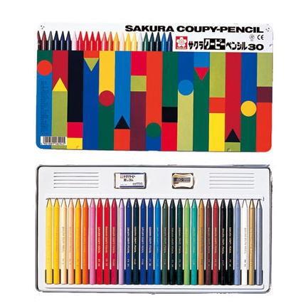 KOKUYO（コクヨ） サクラ クーピーペンシル30色 缶入り（色鉛筆
