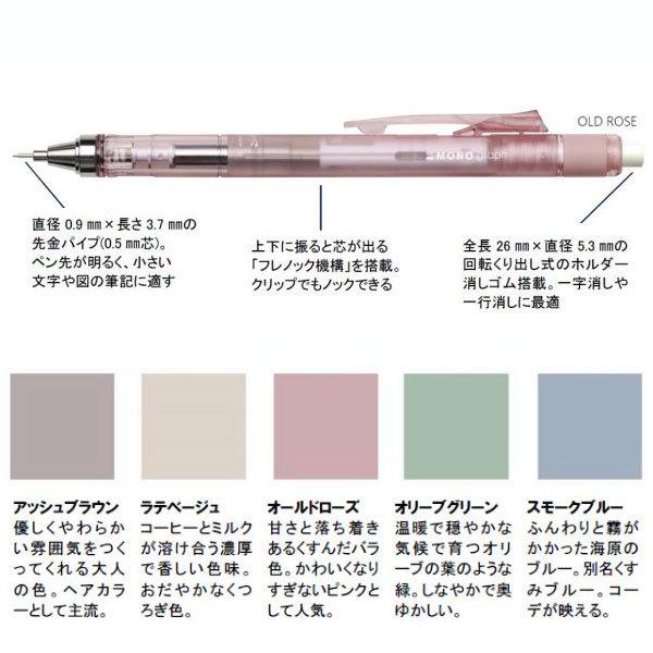 MONO 限定ダスティカラー シャープペンシル「モノグラフ 0.5mm」＜全
