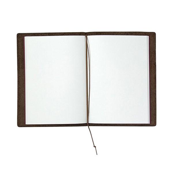 トラベラーズノート パスポートサイズ TRAVELER'S note book. 茶 本体
