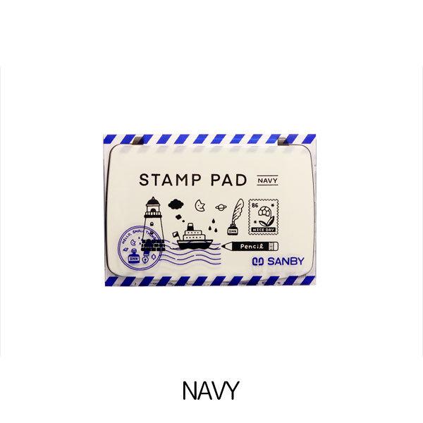 サンビー（SANBY） STAMP PAD/スタンプ台 ericデザイン [全2色] 91-SPE-*02 【ネコポス可】 : 倉敷文具 ...