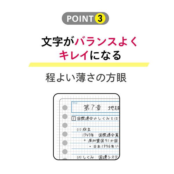 Smart Review《スマートレビュー》ルーズリーフ B5 (7mm/6mmサポート罫) 50枚 maruman＜マルマン＞ 41-L124* 【ネコポス可】[M便 1/4]｜rukaruka0551｜09