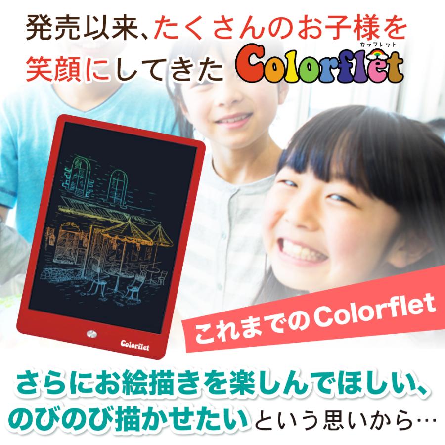 お絵かきボード 電子メモ パッド 大画面 カラー タブレット 子供