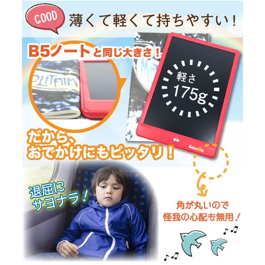 お絵かきボード 子供 電子 女の子 男の子 誕生日 お祝い プレゼント クリスマス 知育玩具 ６歳 ７歳 ８歳 ９歳 おもちゃ 電子メモ カラー タブレット | ブランド登録なし | 16