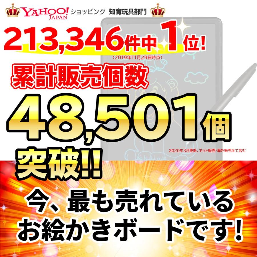 お絵かきボード 子供 電子 女の子 男の子 誕生日 お祝い プレゼント クリスマス 知育玩具 ６歳 ７歳 ８歳 ９歳 おもちゃ 電子メモ カラー タブレット | ブランド登録なし | 03
