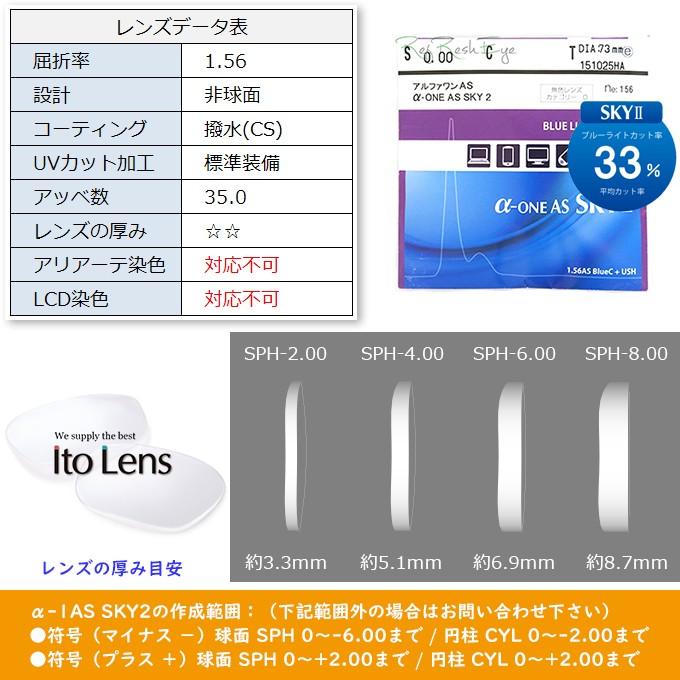 メガネセット用 レンズオプション 送料無料 カラー染色不可
