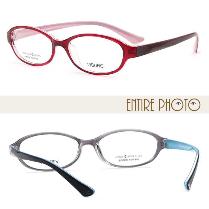 V4319 51サイズ 軽量 TR90 グリルアミド レンズ付き眼鏡セット メガネ