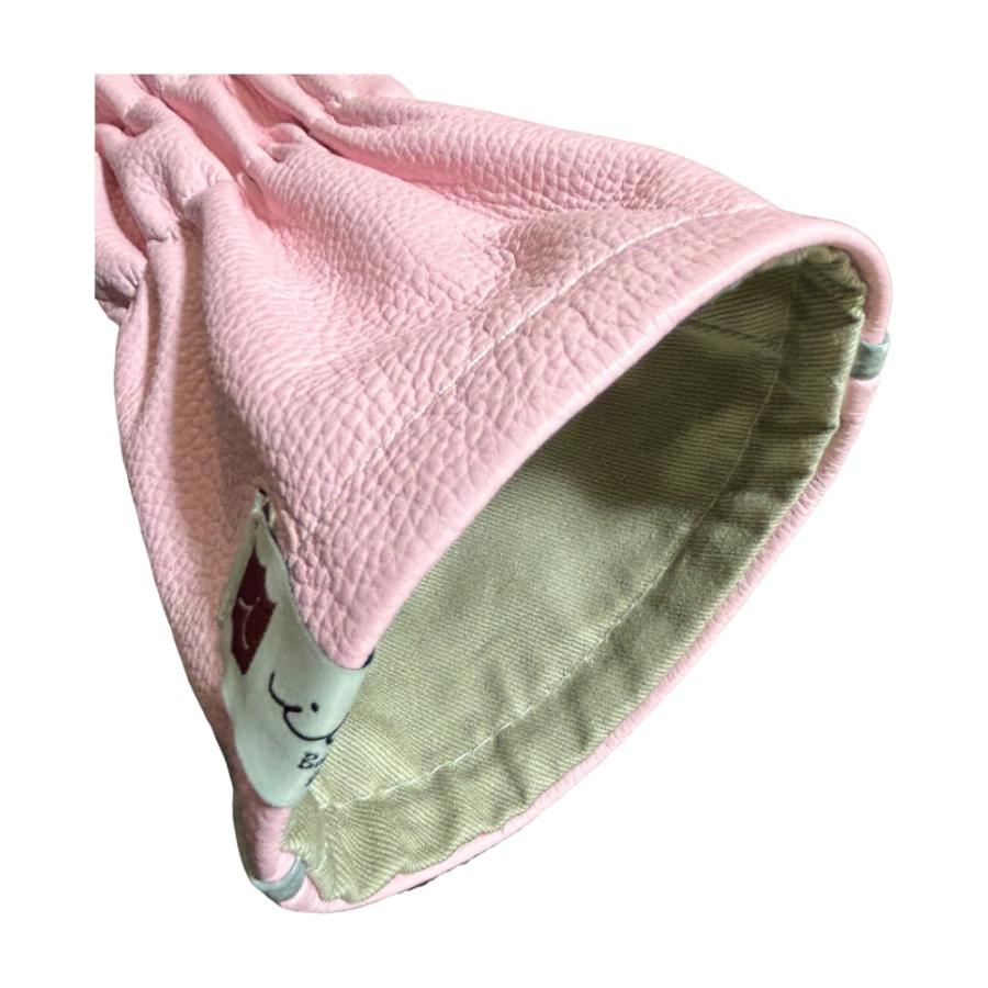 ヘッドカバー ドライバー イリアック ゴルフ タイムレス ピンク x グレー Iliac Golf 本革_3