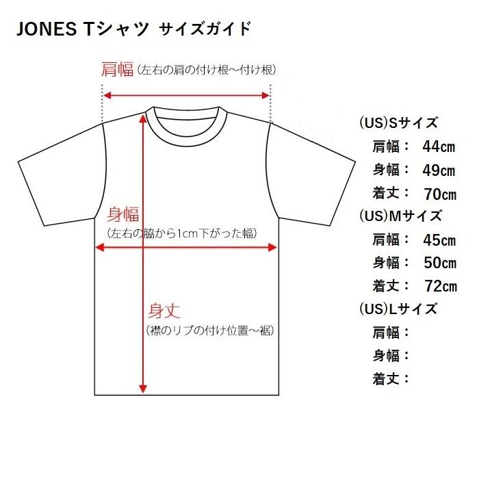 ジョーンズゴルフ 半袖 JONES Sports Tシャツ メンズ ブランド 無地 おしゃれ シンプル 白 黒 グレー | JONES Sports | 04