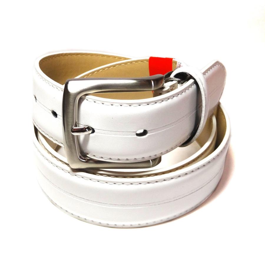 メンズベルト ウエスト100cmまでok 牛革 白 ホワイト ロングサイズ Blt0036 Rule Box 通販 Yahoo ショッピング