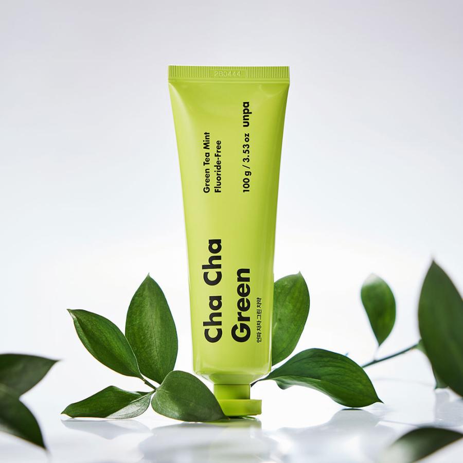 unpa公式 Purple / Green 3本セット chacha 300g チャチャ歯磨き粉