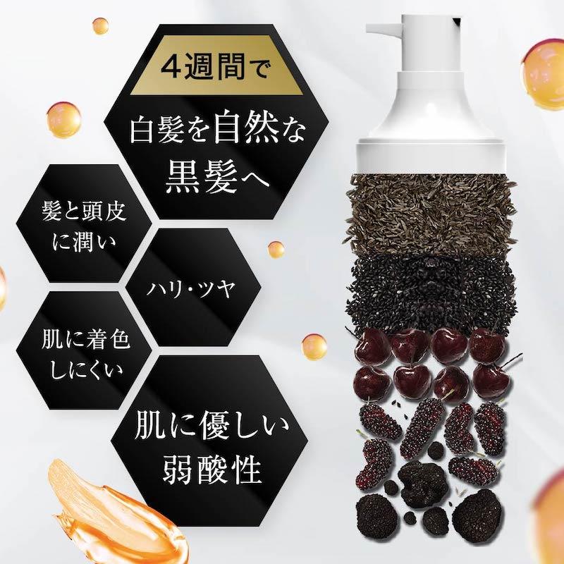 白髪用ブラックシャンプー MODAMODA BLACK SHAMPOO PREMIUM 2本 白髪用ブラックシャンプー MODAMODA BLACK SHAMPOO PREMIUM 2本