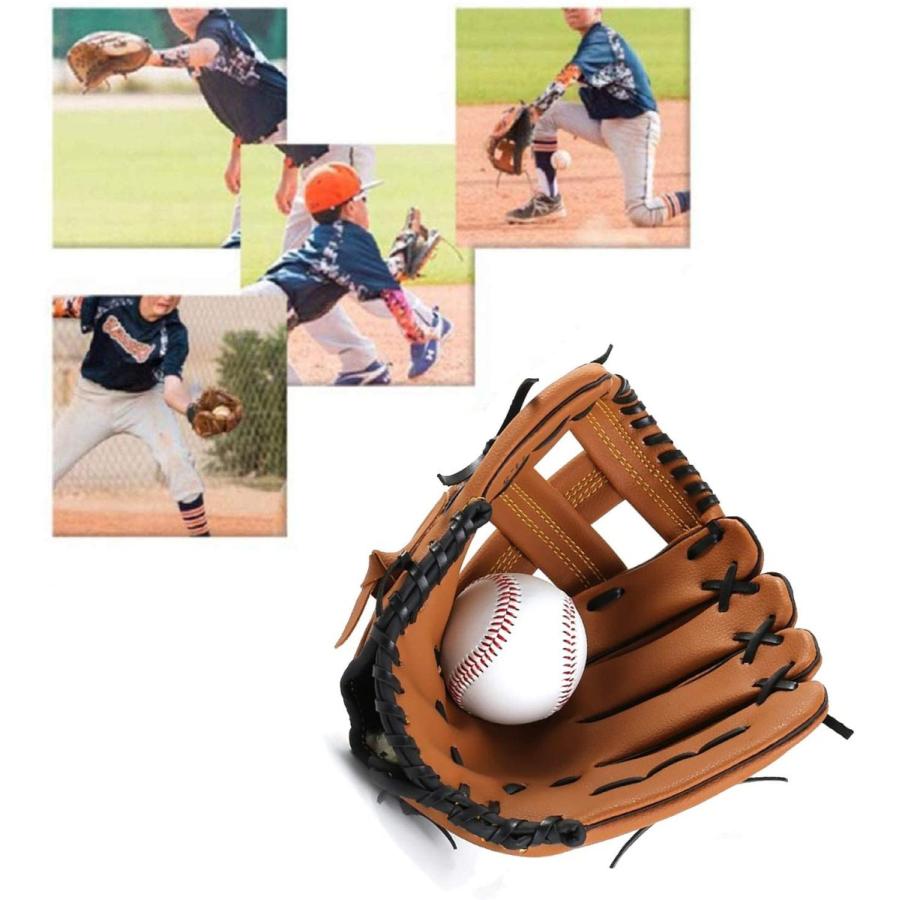 訳あり Rumay 野球用 グローブ 軟式用 キャッチボール 右投げ専用 プレゼント 子供 ２号ソフトボール使用可 グローブ大人用