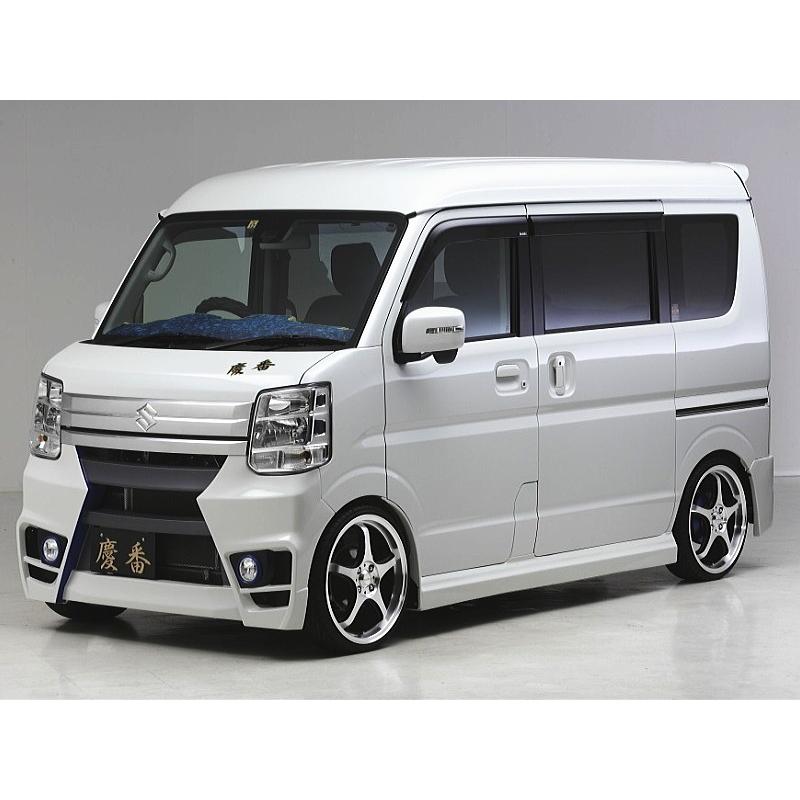 慶番フロントバンパー☆スクラムワゴン DG17W 純正フォグランプ装着車