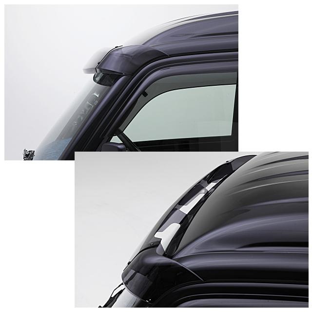 おど〜　da16tフロントスクリーン 慶虎 ひさし☆キャリイトラック DA16T（フロントバイザー）スモーク