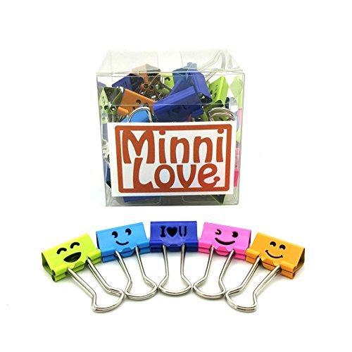 値頃 Minnilove 可愛いダブルクリップ ダブルクリップ バインダークリップ クリップ 書類整理 オフィスのちょっとした癒やしアイテム 特別な透明のプ バインダー Www Truckproffs Se