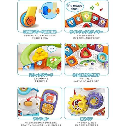 Vtech Sit To Stand ヴィテック 知恵玩具 英語 色 数字 音楽 9ヶ月 3歳 手押し車 プルトイ S 2505 Rumdul 通販 Yahoo ショッピング