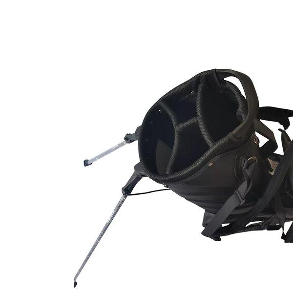ゴルフバッグ スタンドゴルフバッグ PXG 安定感抜群 Golf Bag スポーツゴルフバッグ 6分割口枠 クラブケース 防水耐摩耗性 9.0型 ブラック レディース メンズ 