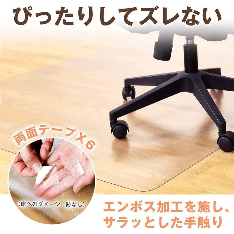 オープニングオープニングTITIROBA チェアマット 床保護マット 90×120cm 椅子 マット フロアマット PVCマット 透明 クリア 床傷防止 防音 両面 マット チェアマット デスクマット 床 透明 クリアマット 90cm 120cm 厚さ 2mm フロアマット クリア ダイニングマット 撥水 防水 床暖房対応 キッチンマット 床が傷つかない テーブルマット 椅子 机 デスク騒音軽減 キズ 防音 保護マット 宅配便送料無料