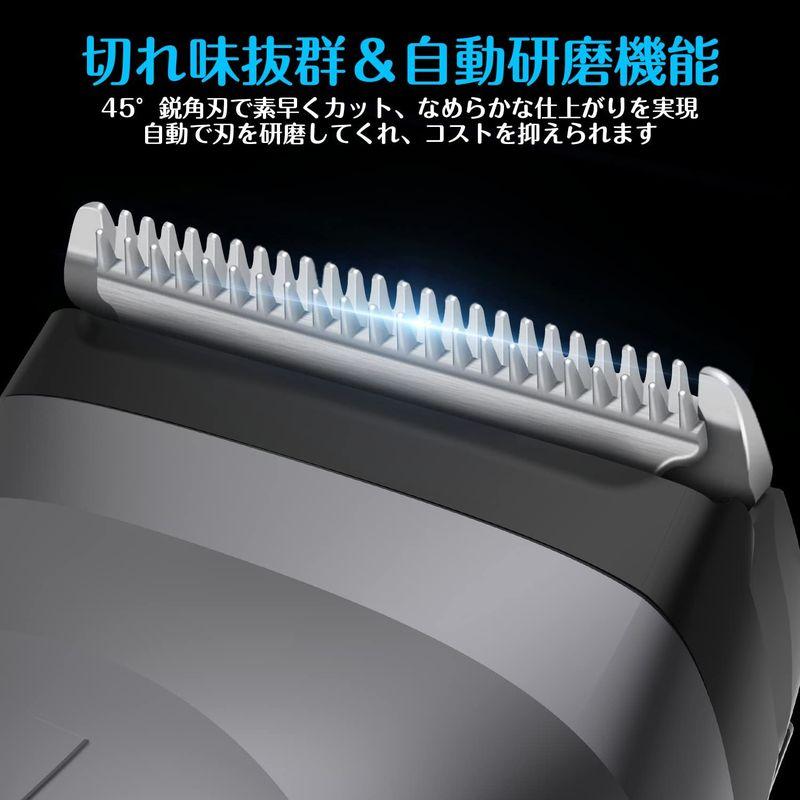 定番人気!ヒゲトリマー バリカン メンズ 自動研磨 39段階長さ調節 LEDディスプレイ USB急速充電 髭剃り 調整幅0.5mm 2023 残量表示 メンズグルーミング WAHL(ウォール)ライン用トリマー(乾電池式トリマー) WP2408