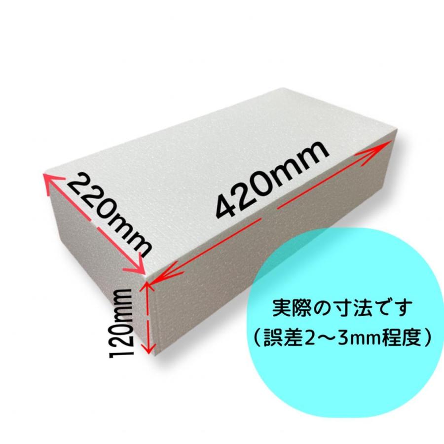 発泡スチロール ブロック 100×200×400 白色 60倍 硬め : ルミネスタ 