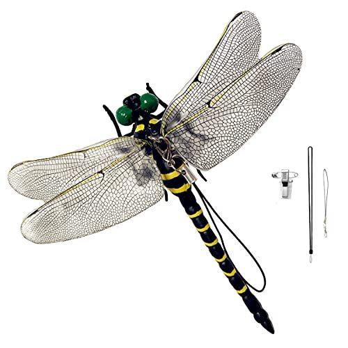 通販 蜻蛉 オニヤンマ トンボ 昆虫 安全ピン付き 虫除け おにやんま 動物模型 家 おもちゃ蜂 蚊 アブ ブヨ スズメバチの天敵オニヤンマ Pvc Aynaelda Com