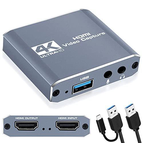 Moyoon 4k Hdmi キャプチャーボード ゲームキャプチャー Usb Type C 1080p 60fps Hdmiループ出力 マイクオ Xc0iqrpmxp スマホ タブレット パソコン Escuelainfantilvillaviciosa Com