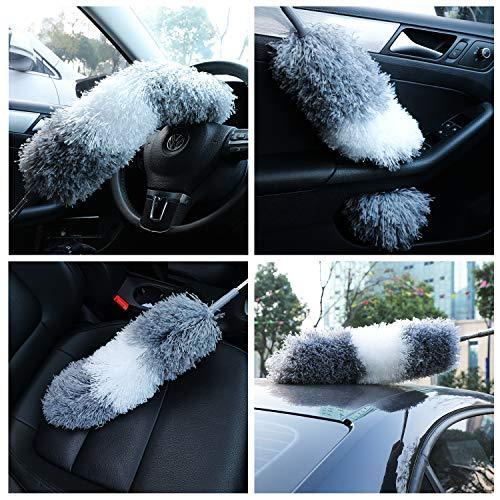 Cleanhome ホコリ取り はたき ハンディモップ 伸縮可能 高い所掃除 250cmまで伸縮 天井 家 ブライン 手洗い可能 車 New売り切れる前に 曲がる可能