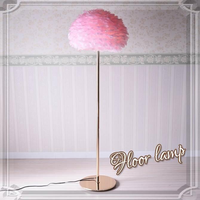 フロアライト おしゃれ スタンドライト フロアランプ 間接照明 フェザー ピンク Sb おしゃれ家具 インテリア Rumo 通販 Yahoo ショッピング