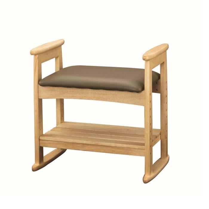 スツール 椅子 ベンチ おしゃれ 木製 玄関 エントランス 肘付き｜rumo5｜03