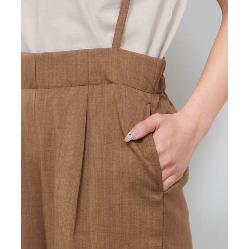 goaのパンツ❤︎ Mサイズ！麻入りパンツ！暑い時期にピッタリ♡サスペンダー付 goa（ゴア）の「サスペンダーカーゴ3/4パンツ（カーゴパンツ