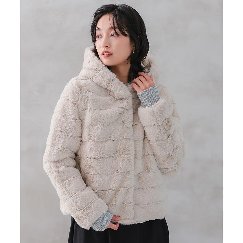 aquagarage（アクアガレージ） フェイクファーリバーシブルショート