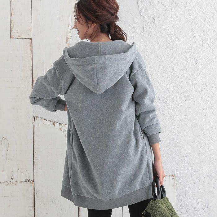 aquagarage（アクアガレージ） 裏起毛 ファスナー パーカー あったか