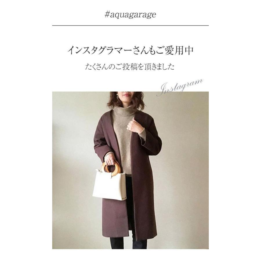 aquagarage コート レディース 40代 50代 ノーカラーコート aquagarage コート レディース 40代 50代 ノーカラーコート