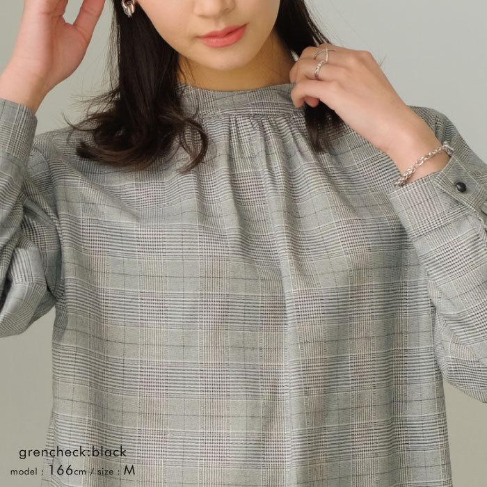 aquagarage シャツ ブラウス 春 秋 チェック 英国柄 バインダー aquagarage シャツ ブラウス 春 秋 チェック 英国柄 バインダー