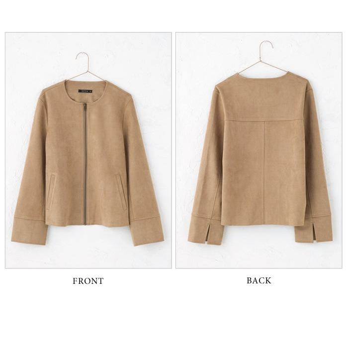 aquagarage（アクアガレージ） ノーカラージャケット レディース