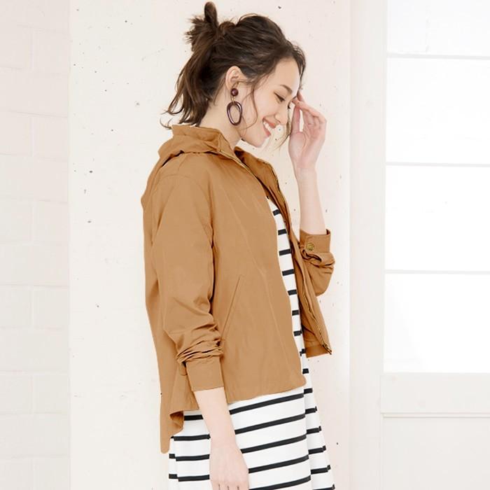 23区　美品　ベージュ ジャケット 40 マウンテンパーカー 洗える】ライトツイル マウンテンパーカー