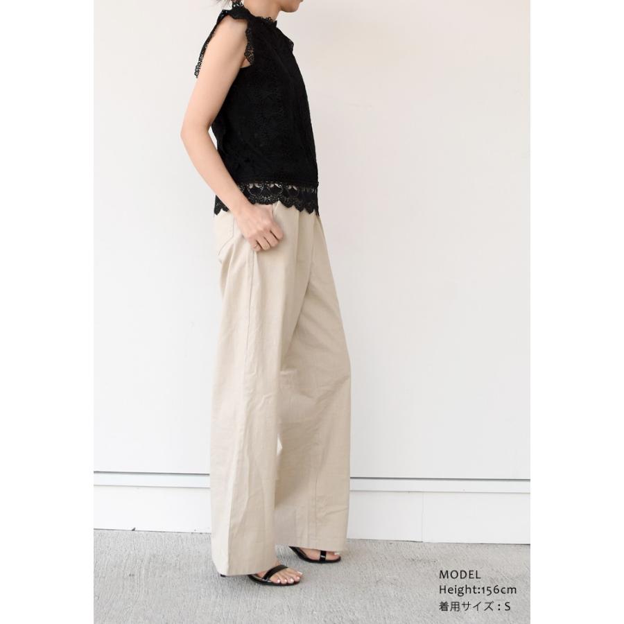 ポールカ　ホワイト ノースリーブ　レースのブラウス　サイズ036 新品 PAULE KA - ポールカ ホワイト ノースリーブ レースのブラウス サイズ